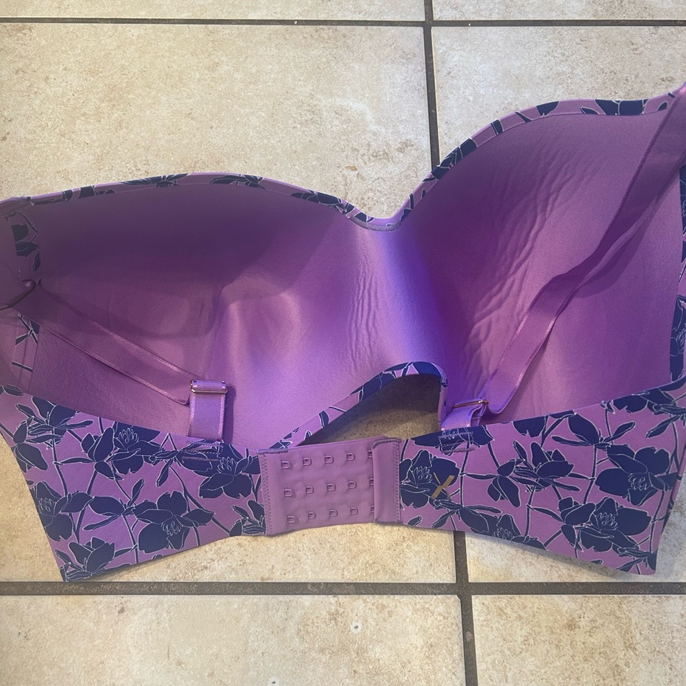Knix Purple Floral Bra - Picture 7 of 8